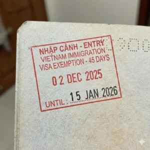 베트남 무비자 기간
